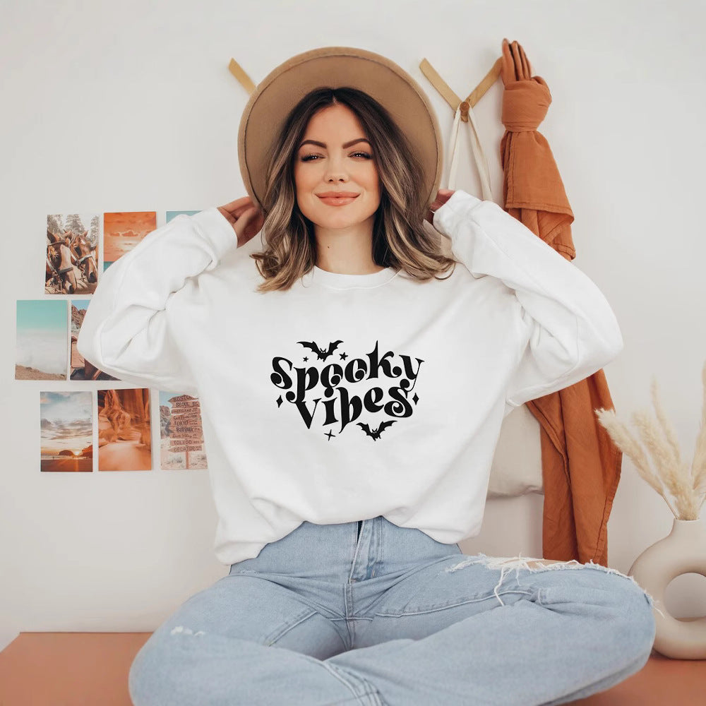 Damen Sweatshirt Halloween-Design Bequem Eveloria