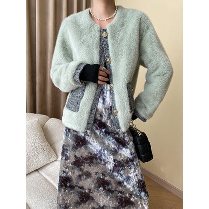 Damen Strickjacke Kuschelig Mit Knöpfen Und Taschen - Eveloria