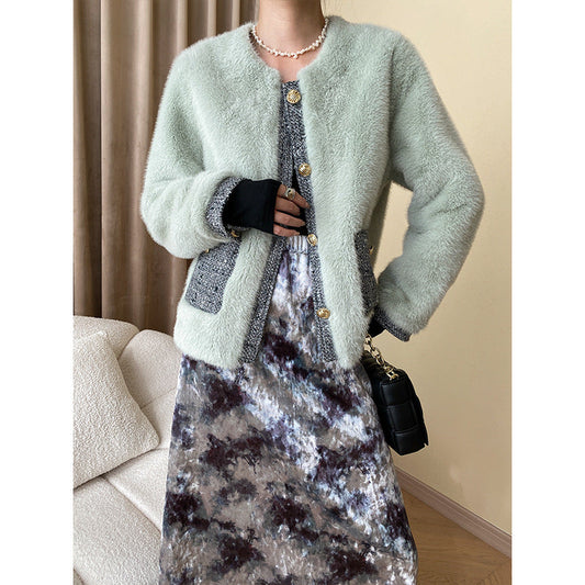 Damen Strickjacke Kuschelig Mit Knöpfen Und Taschen - Eveloria