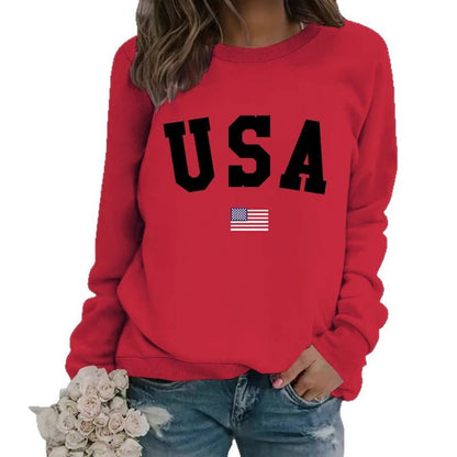 Damen Sweatshirt Modernes Statement Gemütlich Grau