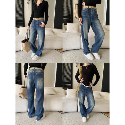 Damen Langarmshirt Elastisch Rippstrick Modischer Kragen Weiß