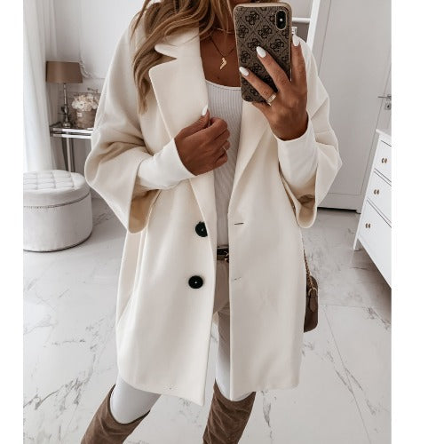 Damen Oversized-Mantel Eveloria Elegantes Design