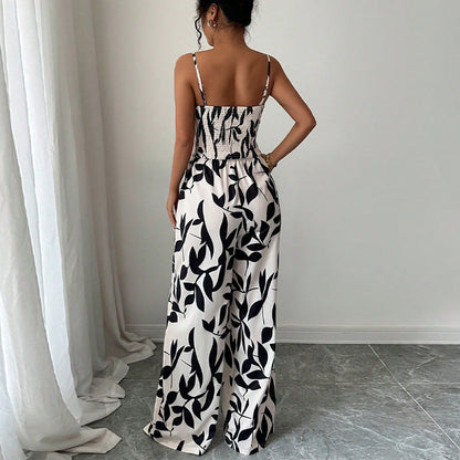 Damen Jumpsuit Eveloria Floral Elegant