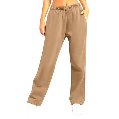 Damen Freizeithose Elastischer Bund Locker Passform Eveloria