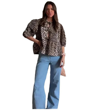Damen Kurzjacke Puffärmel Eveloria
