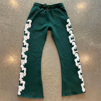 Damen Sweatpants Bequem Mit Seitendetails Grau Eveloria