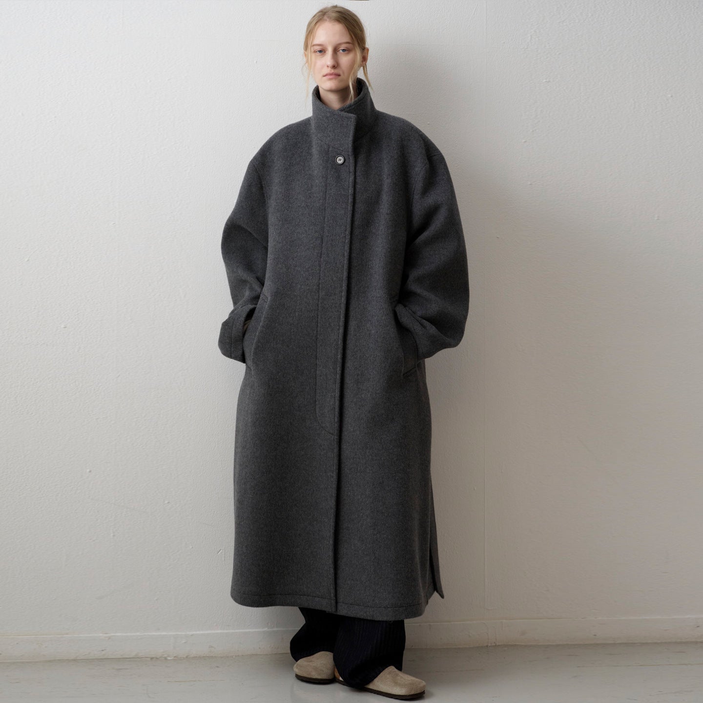 Damen Wollmantel Oversize Eveloria