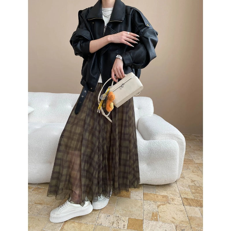 Damen Kunstlederjacke Oversized Dekorativen Knöpfen