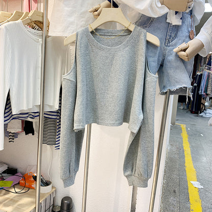 Damen Crop- Langärmlig Eveloria