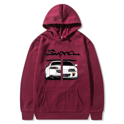 Damen Kapuzenpullover mit Kängurutaschen und einzigartigem Design