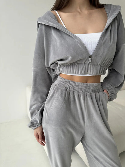 Damen Freizeitjacke Elastischer Bund Eveloria