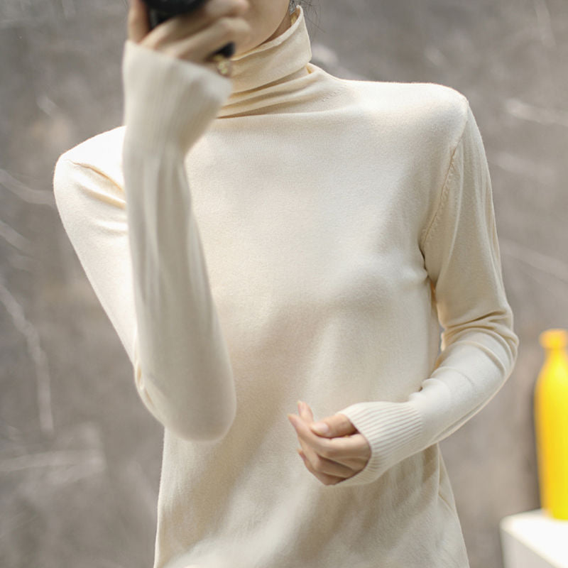 Damen Rollkragenpullover Hochwertig Eveloria