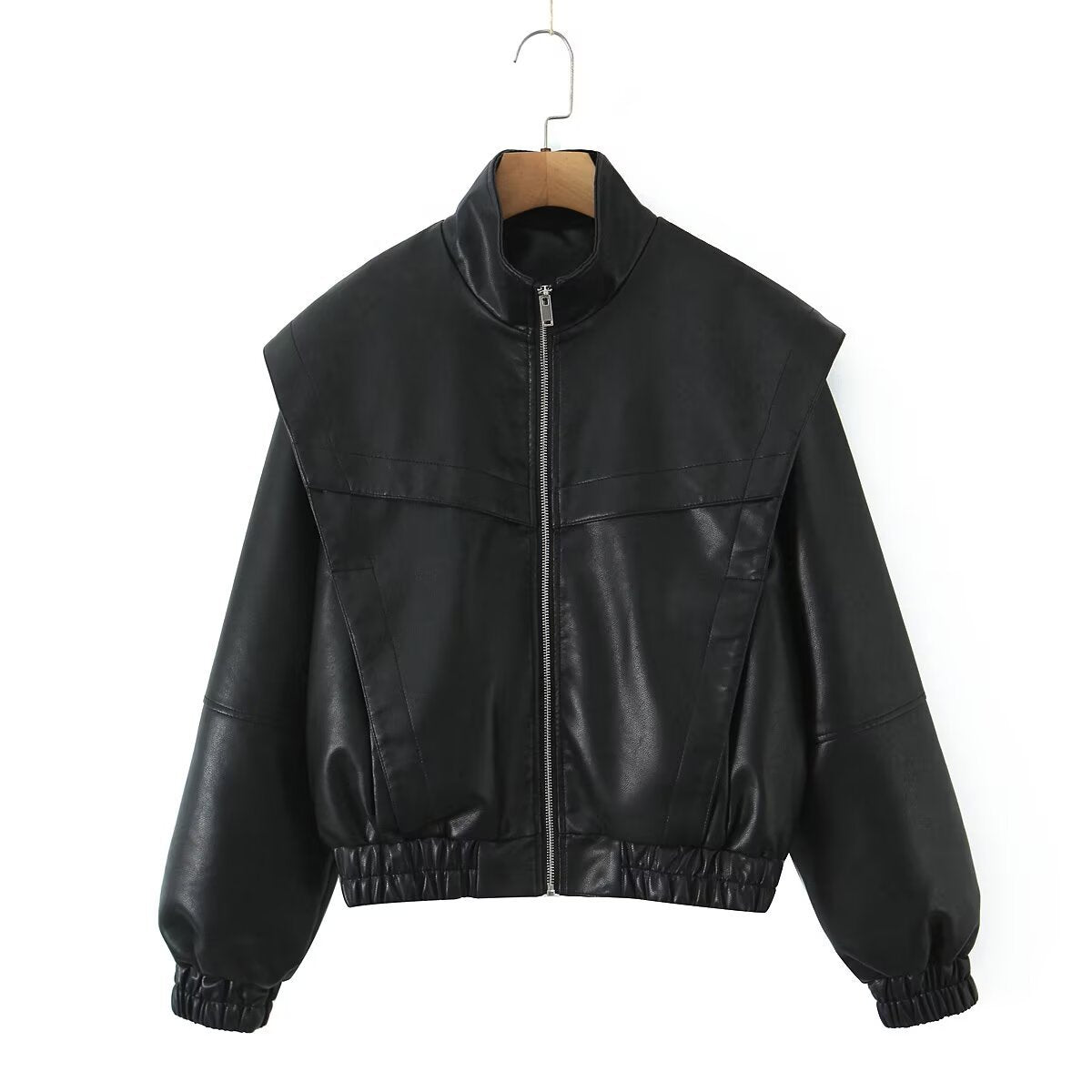 Damen Bikerjacke Elastisch Eveloria