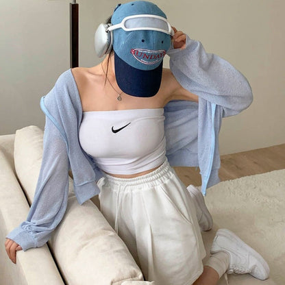 Damen Sportliche Kapuzenjacke Leichter Stoff Eveloria