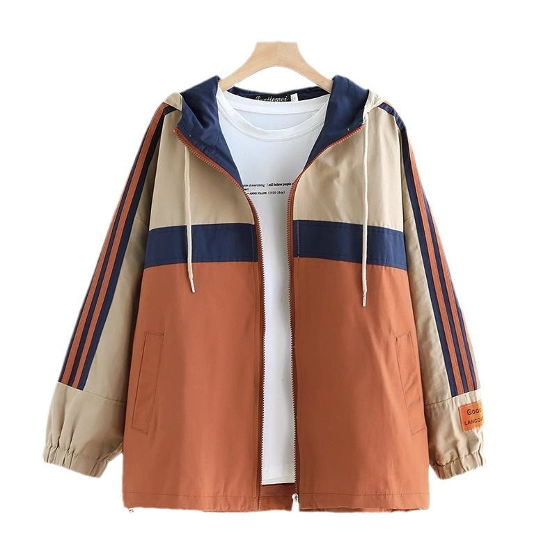Damen Sportjacke Leicht Reißverschluss Taschen Eveloria