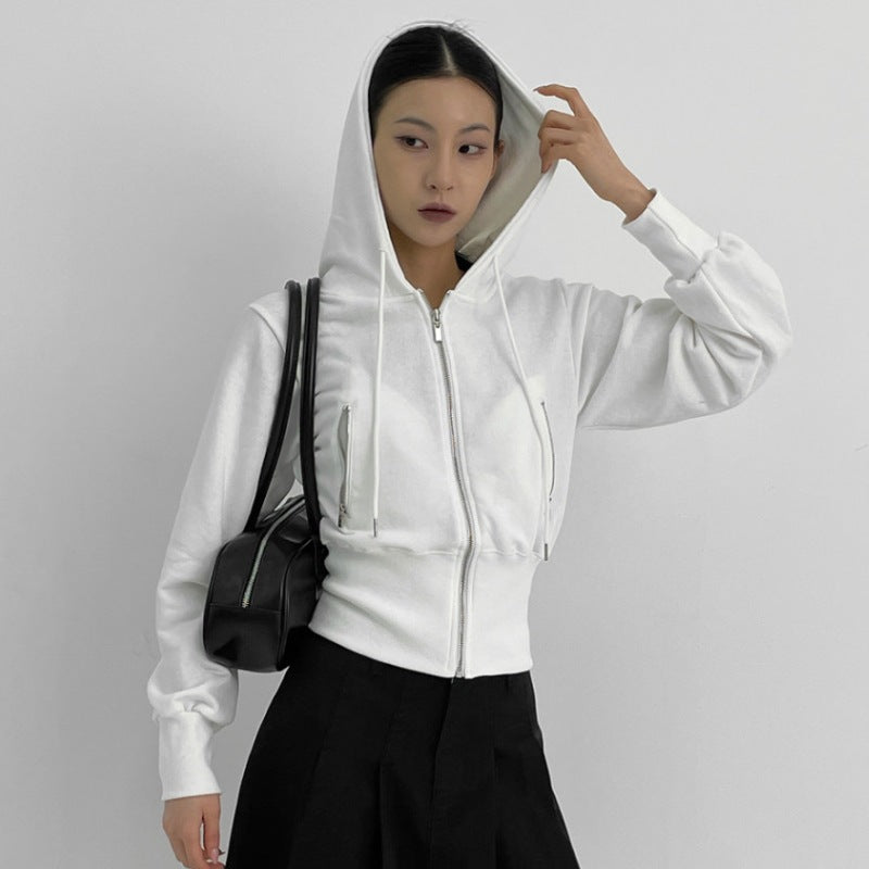 Damen Sportjacke Kapuzenjacke Figurbetont Eveloria