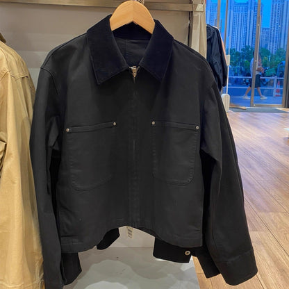 Damen Arbeitsjacke mit Brusttaschen Trendfarbe Eveloria