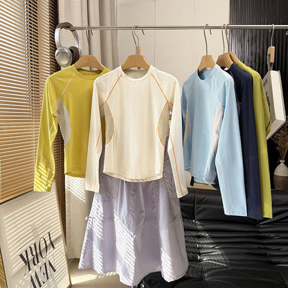 Damen Langarmshirt Sport Belüftungstechnik Eveloria