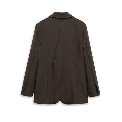 Damen Blazer mit Taschen schick Eveloria