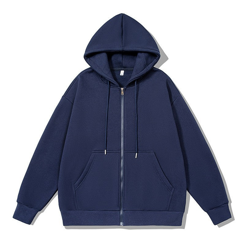 Damen Hoodie mit Taschen Weiches Innenfutter Grau Eveloria