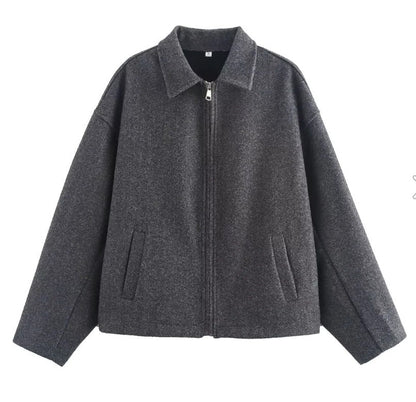 Damen Fleecejacke Weich Warm Reißverschluss Eveloria