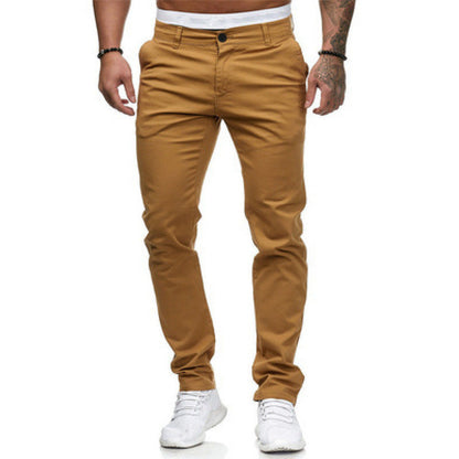 Herren Slim-Fit-Chinohose Modern