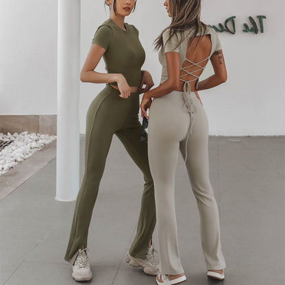 Damen Crop- Sportlich Eveloria