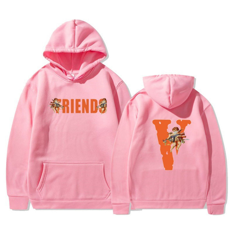 Damen Kapuzensweater mit Aufdruck