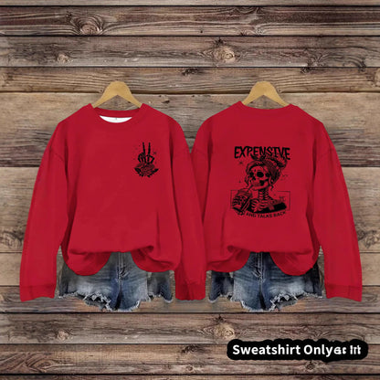 Damen Sweatshirt Kreatives Motiv Lässiger Schnitt Eveloria