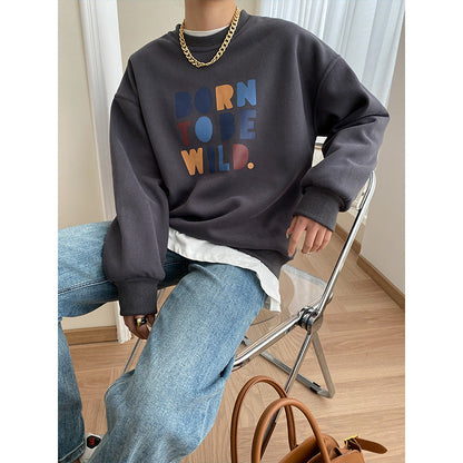 Damen Sweatshirt Bunt Grafikdruck Lässig Eveloria