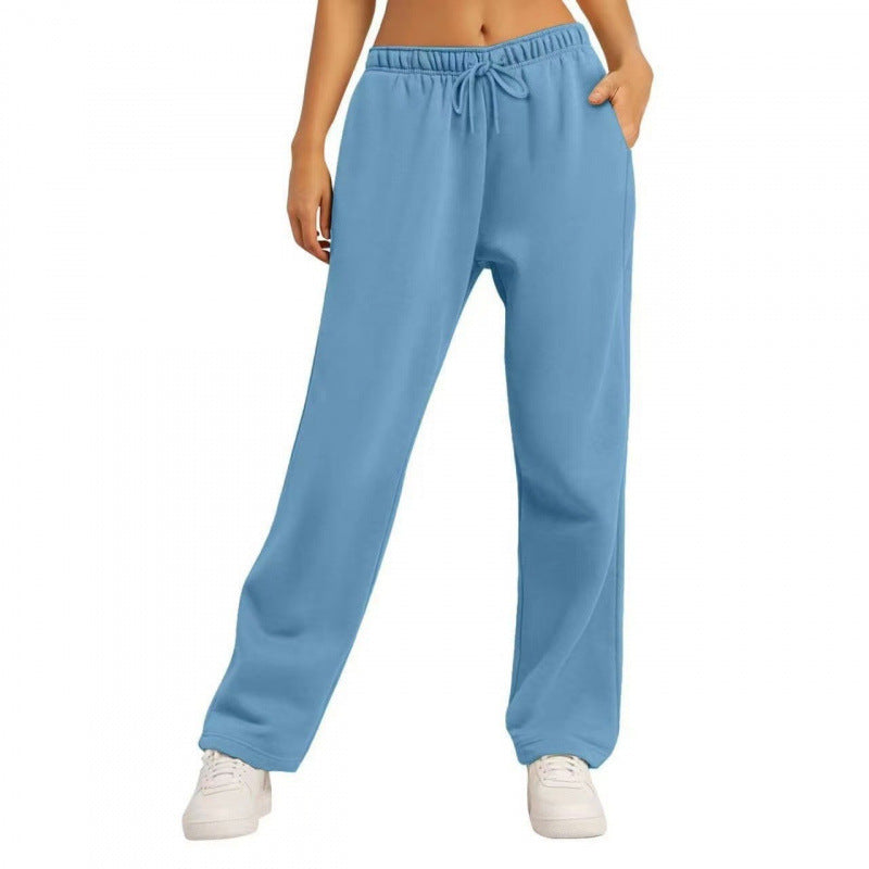 Damen Sweatpants Bequem Elastisch Eveloria