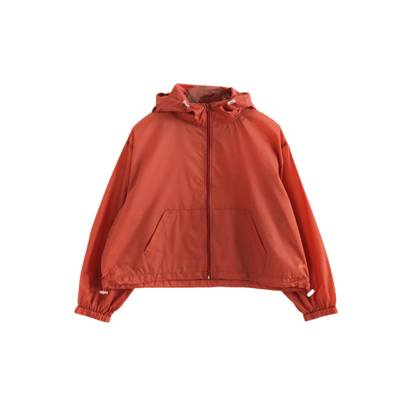 Damen Leichte Funktionsjacke Kapuze Eveloria