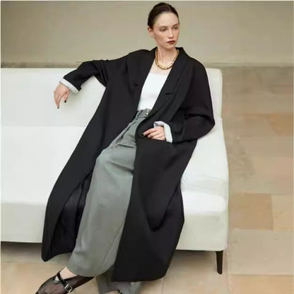 Damen Oversize-Mantel Locker Fallend Eveloria