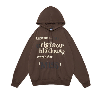 Damen Hoodie Freizeit Trend Schriftzug Eveloria - Eveloria