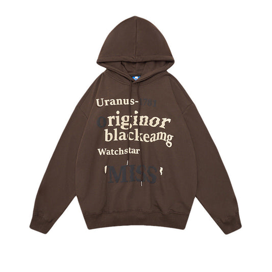 Damen Hoodie Freizeit Trend Schriftzug Eveloria - Eveloria