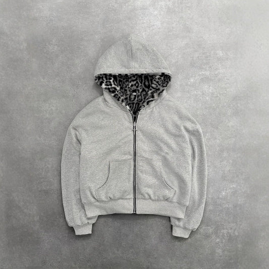 Eveloria Damen Kapuzenpullover Weiches Innenfutter Reißverschluss - Eveloria