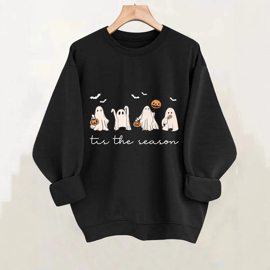 Damen Sweatshirt Halloween-Motiv Lässiger Schnitt Eveloria - Eveloria
