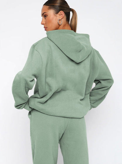 Heidrun Damen Hoodie Jogger Set Kuschelig