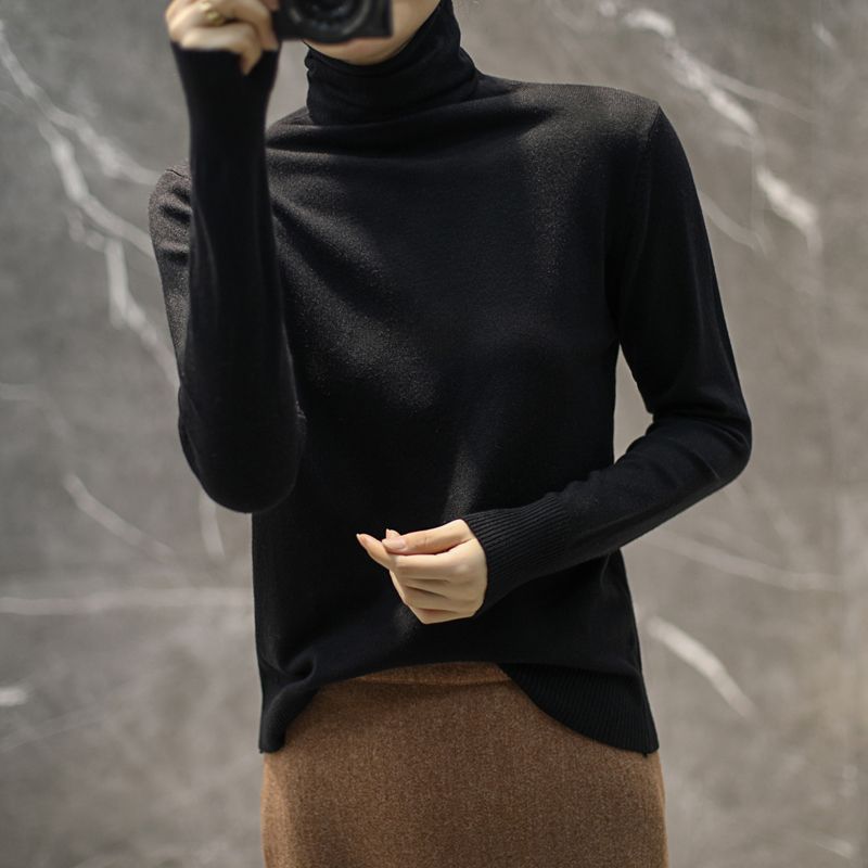 Damen Rollkragenpullover Hochwertig Eveloria
