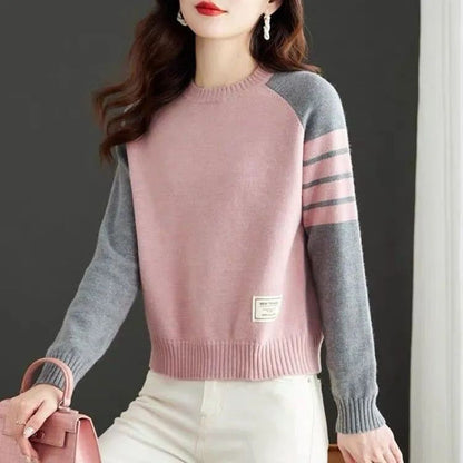 Damen Pullover Raglanärmel Eveloria