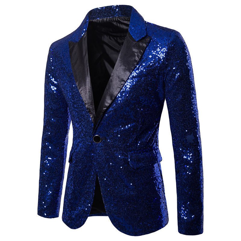 Herren Blazer mit Pailletten Formal Eveloria