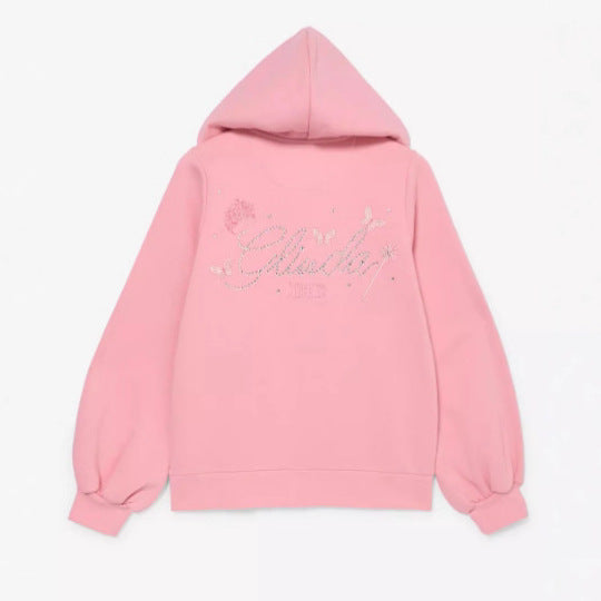 Damen Kapuzenjacke Rüschendetails Eveloria