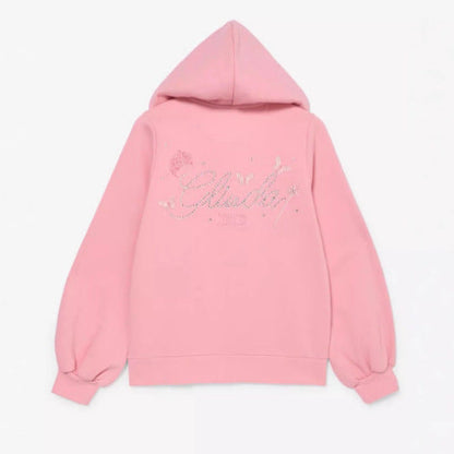 Damen Kapuzenjacke Rüschendetails Eveloria
