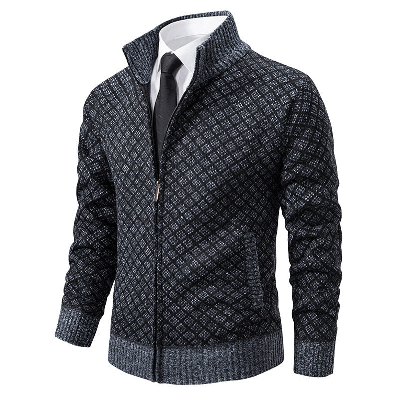 Herren Strickblazer Strukturiertes Muster Eveloria