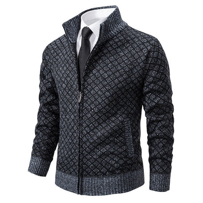 Herren Strickblazer Strukturiertes Muster Eveloria