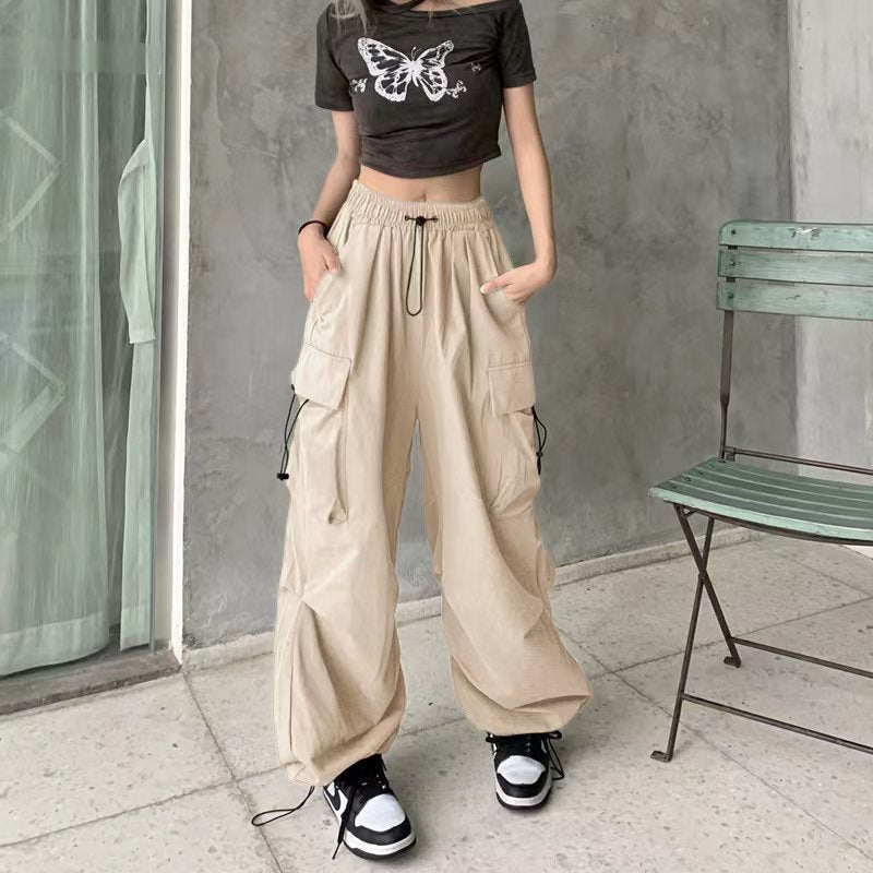 Damen Cargo-Hose Praktische Taschen Bequem Eveloria
