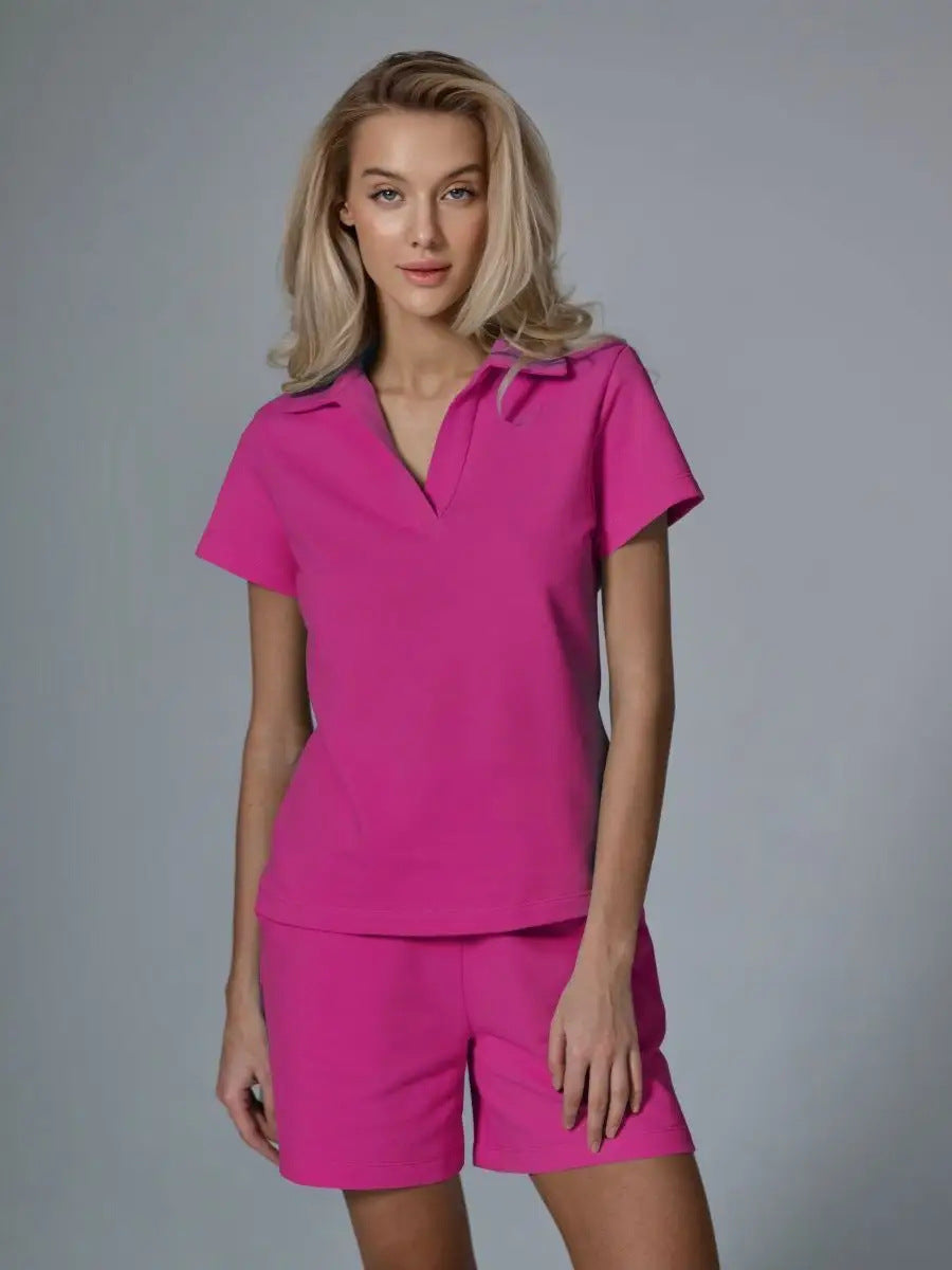 Damen Sport-Set Kurzarm Elastisch Eveloria