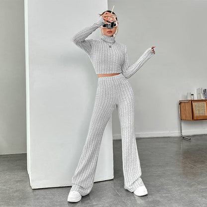Damen Pullover Cropped Highwaist Weite Passform