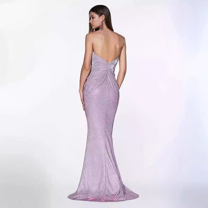 Damen Abendkleid mit Seitenschlitz Eveloria