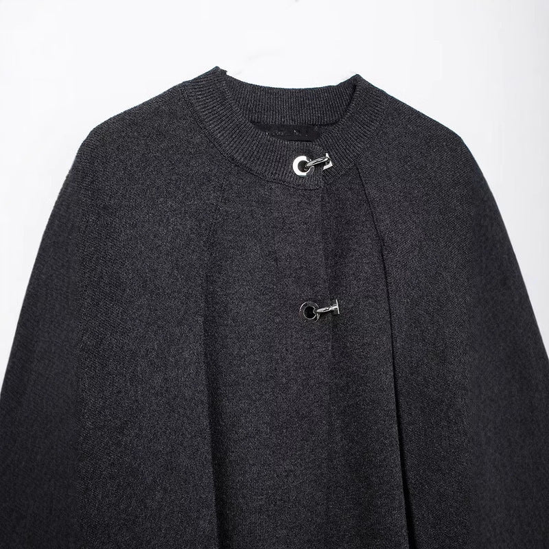 Eveloria Damen Umhangjacke Elegant Geschnitten